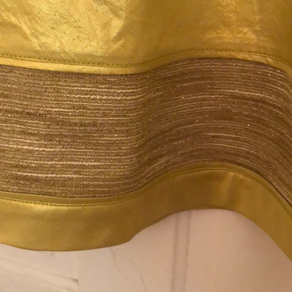Badgley Mischka gold skirt set M - Picture 11 of 12